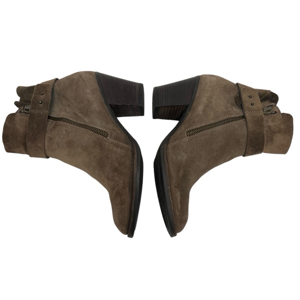 Paul Green Sheridan Brown Nubuck Suede Handcrafted Casual Heeled Boots Women 6.5 - Picture 10 of 16